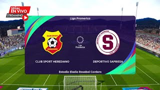 🔴 Sport Herediano Vs Deportivo Saprissa En Vivo  Jornada 20  Liga Promerica  Simulación [upl. by Kiyohara362]