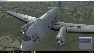 FSX Curtiss C46 flight from Kuala Lumpur to Singapore Pilot Peku [upl. by Goles]