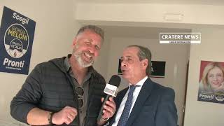 Alfonso Piscitelli allinaugurazione del circolo intecomunale di Fratelli dItalia di Pratella [upl. by Paehpos]