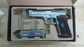 review gbb we samurai edge m9 silver resmi grafir [upl. by Suhpoelc318]