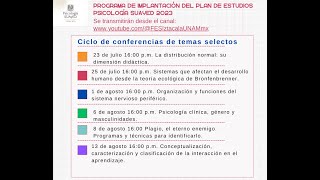 Ciclo de Conferencias en el marco de la implantación del plan de estudios 2023 [upl. by Marinna305]