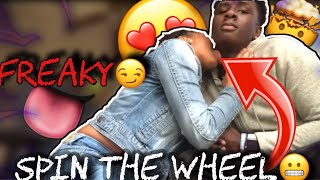 EXTREME😳 SPIN THE WHEEL CHALLENGE WITH GIRLFRIEND😆GETS FREAKY😏 [upl. by Nessnaj]