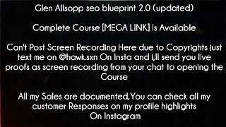 Glen Allsopp seo blueprint 20 updated Course download [upl. by Sanger]