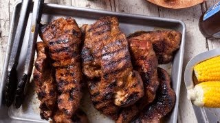 How to Make Easy Grilled CountryStyle Pork Ribs  The Easiest Way [upl. by Duwe]