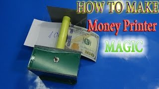 How to make Money Printer Machine Magic Trick simple [upl. by Lowenstern]