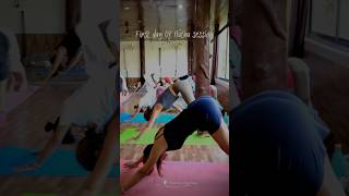 First Day Of Hatha yoga yoga yogapractice pyramidfamily [upl. by Saw]