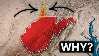 How did West Virginia get its Panhandle [upl. by Gerdi]