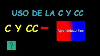 Reglas ortográficas🎓 uso de la c y cc [upl. by Giza]