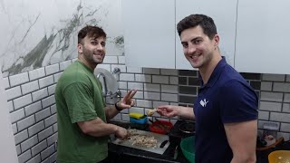 TWO HOT MEN COOKING DINNER FOR ME😜 [upl. by Ahsuas741]