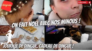 ⌜VLOGMAS⌝On fait noël avec nos minous  Journée de dingue cadeau de dingue laughlips BBpulpeuse [upl. by Ahsiat]