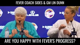 Is Indiana Fever GM Happy With Team indianafever [upl. by Alexandra]