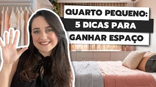 5 DICAS PARA ECONOMIZAR ESPAÇO NO SEU QUARTO PEQUENO [upl. by Wolford143]