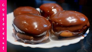 Custard filled donuts Recipe [upl. by Kristianson661]