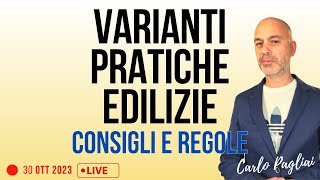 Guida Varianti edilizie per pratiche CILA SCIA e Permesso di costruire [upl. by Lundt]