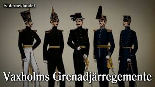 Swedish Regimental March  quotVaxholms Grenadjärregementes Marschquot [upl. by Peugia448]