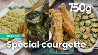 Nos 4 meilleures recettes aux courgettes  750g [upl. by Corsiglia]