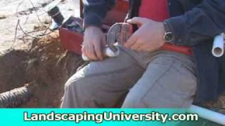 Installing a Back Flow Preventer for an Irrigation System [upl. by Siravaj]