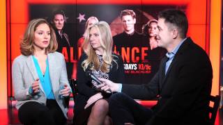 Allegiances Margarita Levieva and Hope Davis on Their Characters [upl. by Balf]