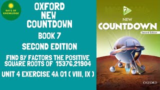 Find by factors the positive square roots of 1537621904  Oxford New Countdown Book 7 [upl. by Wieche587]