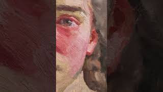 those crispy textures we love portraitpainting artpainting canvaspainting oilpainting [upl. by Kemp]