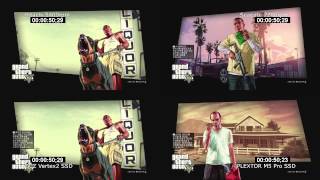 GTA5 loading time HDD vs SSD PS3 BD [upl. by Edmondo]