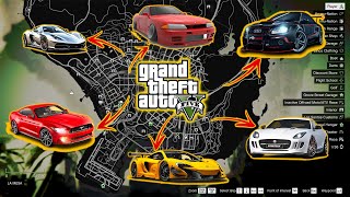 GTA 5  Secret amp Hidden and Rare Vehicle Locations Story Mode [upl. by Harihs336]