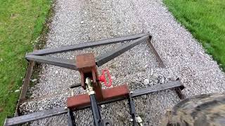 Homemade 3 point driveway gravel grader [upl. by Yolande]