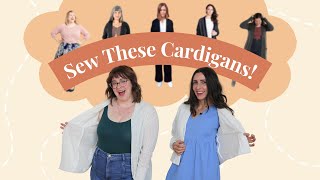 Our 6 and a half Favorite Cardigan Sewing Patterns [upl. by Inol923]