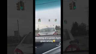 When honking goes wrong 🤦🏾‍♂️ gonewrong automobile roadrage youtubeshorts [upl. by Aisiat]