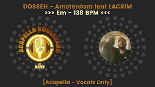 DOSSEH  Amsterdam feat LACRIM  Acapella  Vocals Only  138 BPM  Em  by EC13 [upl. by Ottavia984]