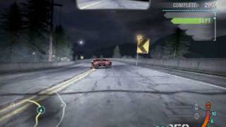 NFS Carbon  Wolf crashes in canyon race [upl. by Yevette99]