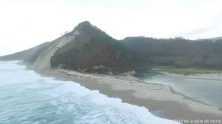 Playa San Antolín de Bedon Llanes a vista de drone [upl. by Biebel]