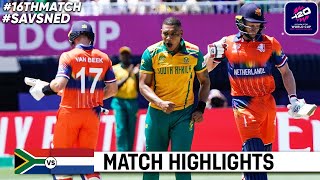 South Africa vs Netherlands ICC T20 World Cup 2024 Match Highlights  SA Vs NED Highlights [upl. by Eleda]