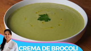 SOPA O CREMA DE BROCOLI  Super facil y nutritiva [upl. by Mcnalley]