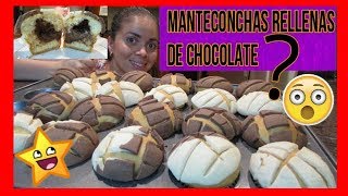 MANTECONCHAS RELLENAS de CHOCOLATE 🤪 😍💯 [upl. by Millhon975]