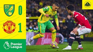 HIGHLIGHTS  Norwich City 01 Manchester United [upl. by Ettelracs]