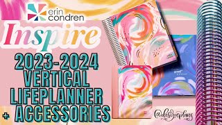 NEW ERIN CONDREN INSPIRE VERTICAL LIFEPLANNER  20232024  ETTAVEE  REVIEW [upl. by Yllod247]