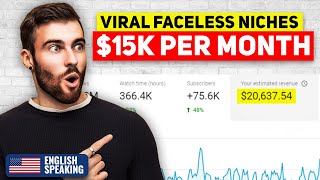 Top 10 VIRAL Faceless YouTube Channels 15k Per Month [upl. by Jasun]