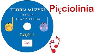 Pięciolinia Piosenka dla Dzieci  Teoria Muzyki dla Maluchów  Music Steps London [upl. by Stillmann257]