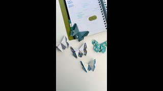 Origami Butterfly Bookmark [upl. by Anoli]