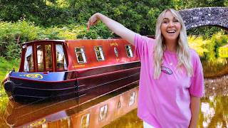 Day in a Life Living on a Narrowboat in England [upl. by Rudie]