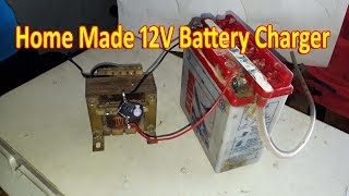 How to make 12 Volt battery charger at home [upl. by Roinuj981]