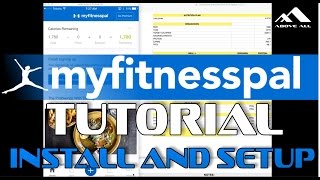 MyFitnessPal Tutorial Part 1  Installation and Initial Setup [upl. by Kurzawa988]