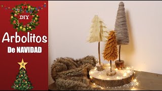 COMO HACER ARBOLITOS DE NAVIDAD  SUPER FACILES Y ECONOMICOS  DECORACION NAVIDAD [upl. by Ayikin]