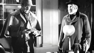 The Adventures of Sherlock Holmes Basil Rathbone 1939 Clip [upl. by Meador]