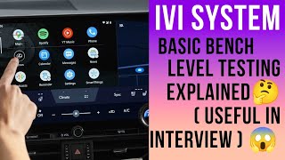 Infotainment System Bench Level Testing Explained   howto infotainment canoe automotive [upl. by Aldred]