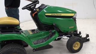 How to Install the 44in Snow Blower  John Deere Select Series Lawn Mowers [upl. by Lacombe]