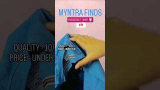 I Tried The Cheapest Oversized TShirts From Myntra😱🤯🩵👕 [upl. by Macguiness495]