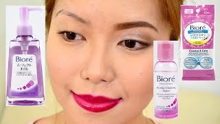 Biore Makeup Removers  DO THEY WORK [upl. by Idola]