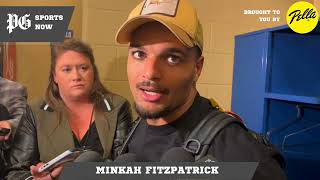 SteelersColts postgame Minkah Fitzpatrick perplexed by costly personal foul penalty [upl. by Orford]